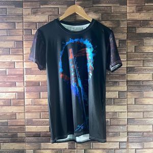 Unisex Small Jimmy Hendrix Spandex Polyester Blend T Shirt